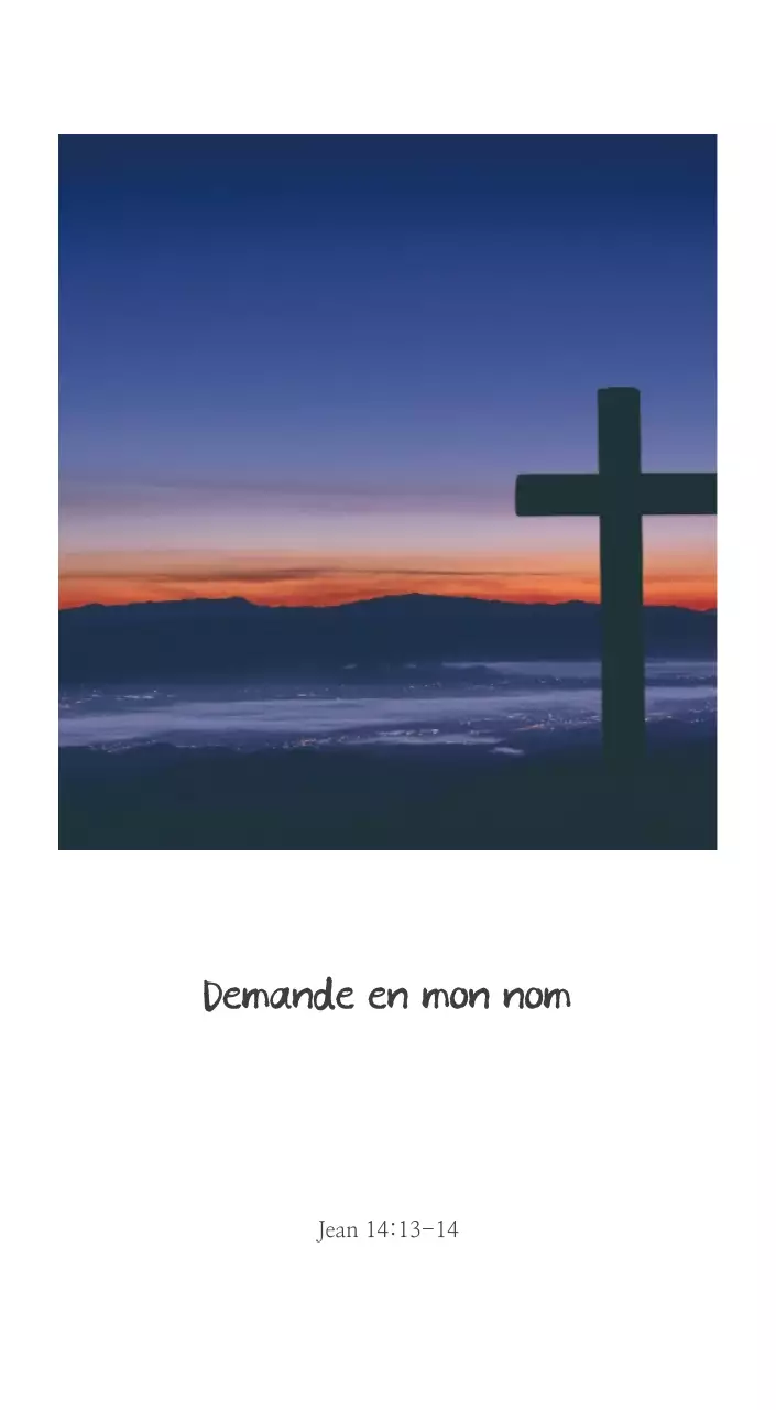 Calligraphie simple Promotion de l'église biblique