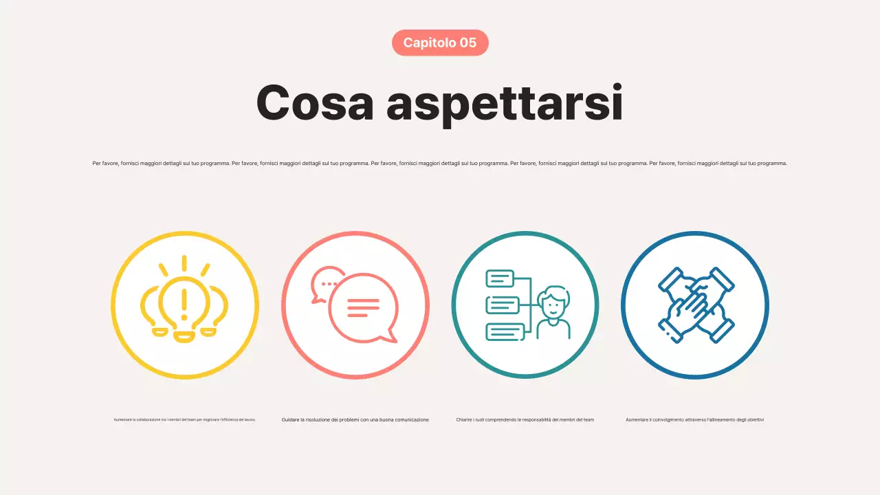 Beige Modern Chi siamo Descrizione