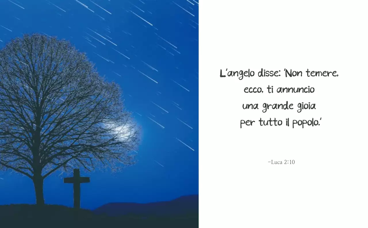 Promozione della chiesa biblica in calligrafia semplice