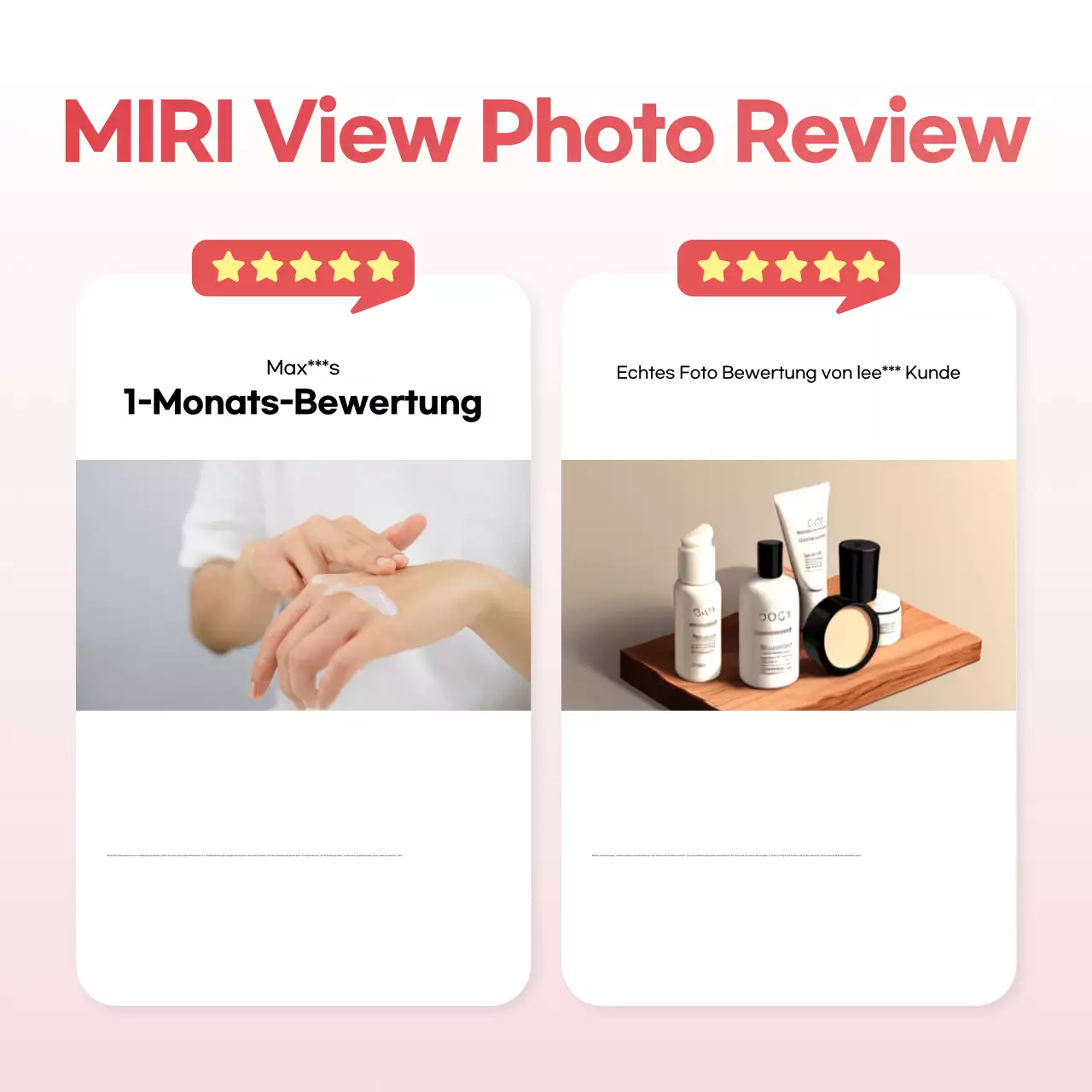 Red Modern Review Promotion