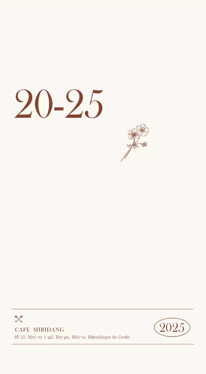 Promouvoir Beige Vintage Cafe