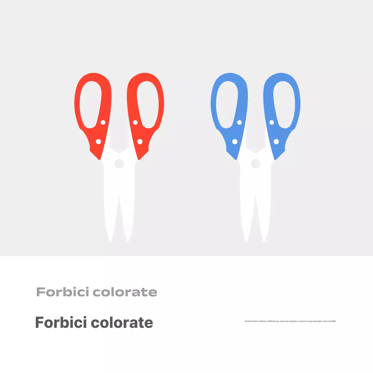 Annuncio di merceria semplice di cancelleria grigia