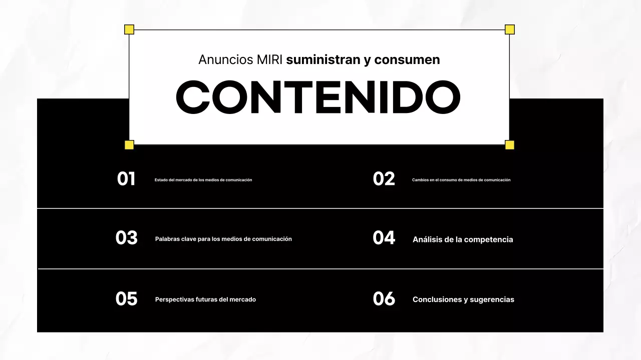 Información sobre el informe Black Modern