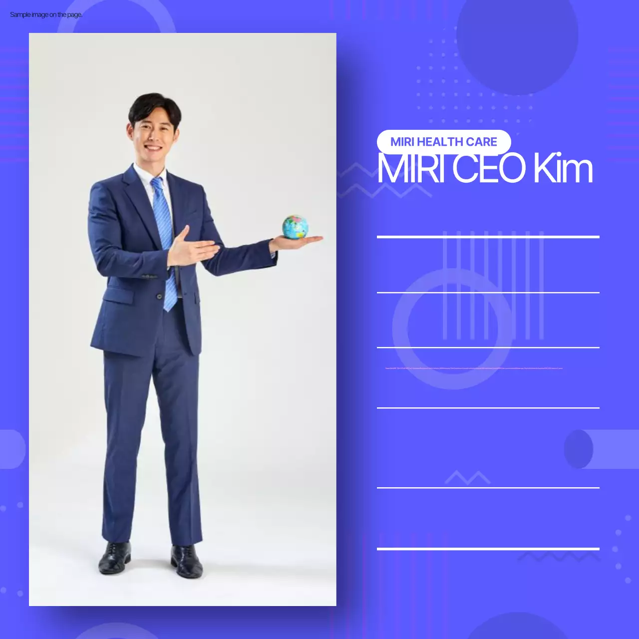 Blue Modern Interview Template Collection