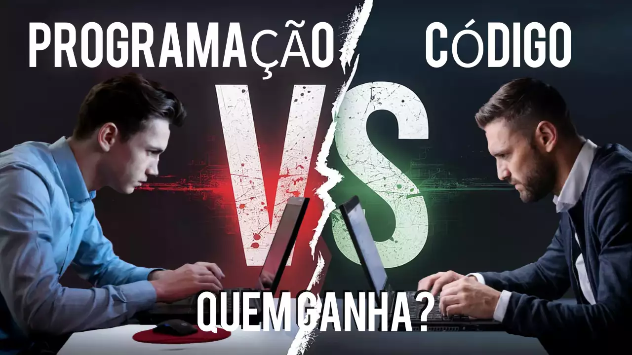 cartaz vermelho do debate sobre tecnologia moderna