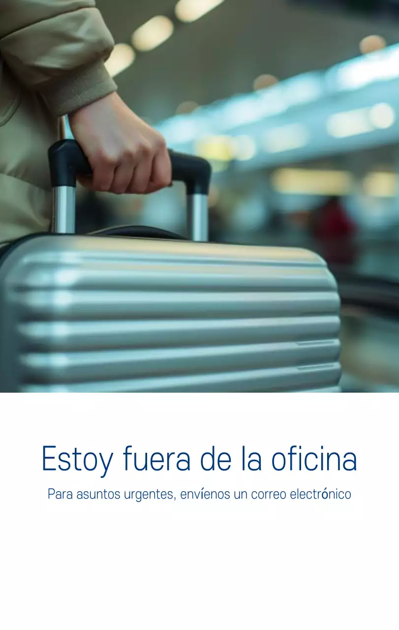 Calendario promocional Hospital Navy White Simple