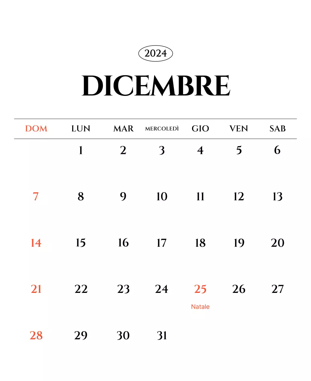 Calendario semplice con concetto di fotografia di viaggio emozionale in bianco e nero