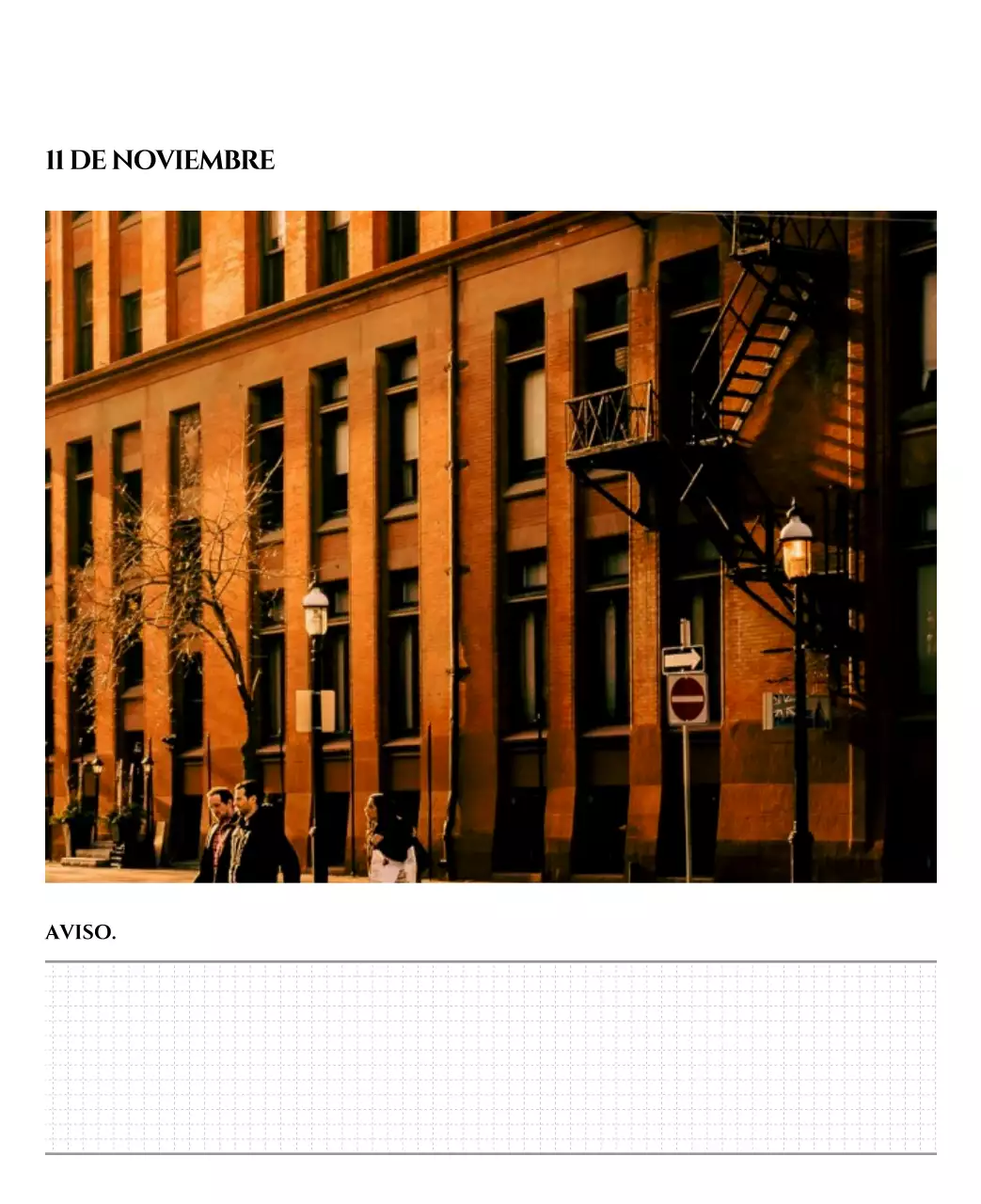 Calendario sencillo con concepto de fotografía de viaje emocional en blanco y negro