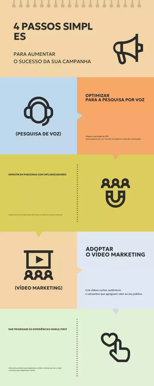guia de estratégia de marketing moderno bege