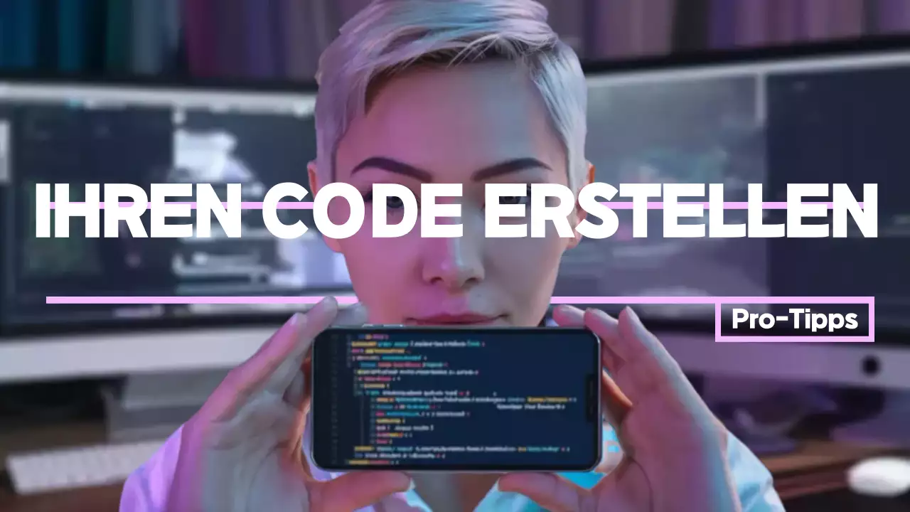 lila moderner Kodierungsleitfaden