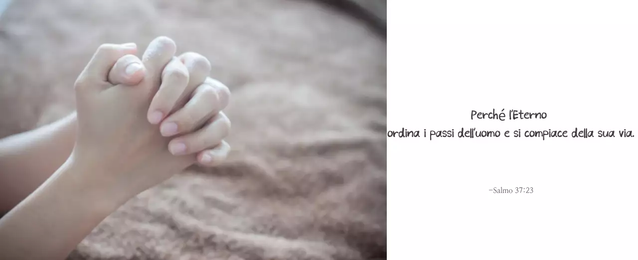 Promozione della chiesa biblica in calligrafia semplice