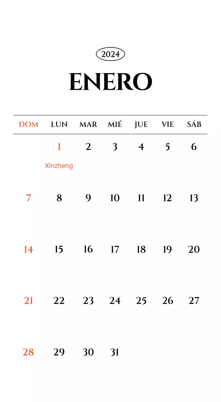 Calendario sencillo con concepto de fotografía de viaje emocional en blanco y negro