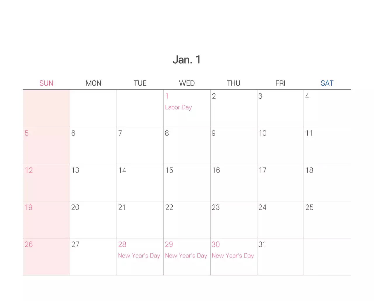 Ilustrasi gereja yang bersih dengan warna pastel