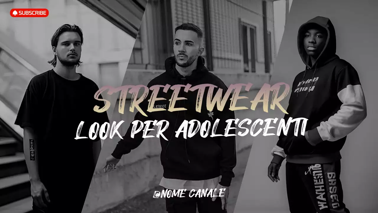 Promozione moda urbana nera