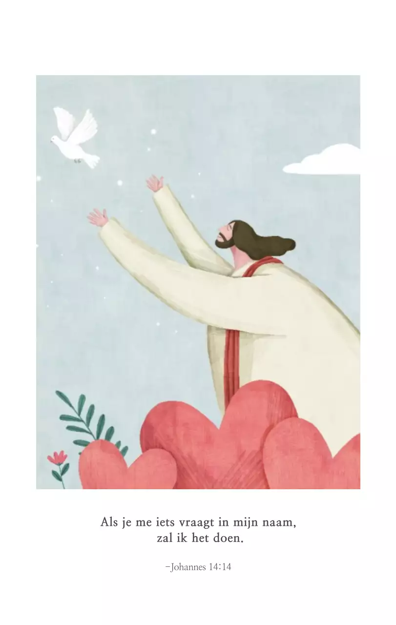 Pastel schone illustratie kerk