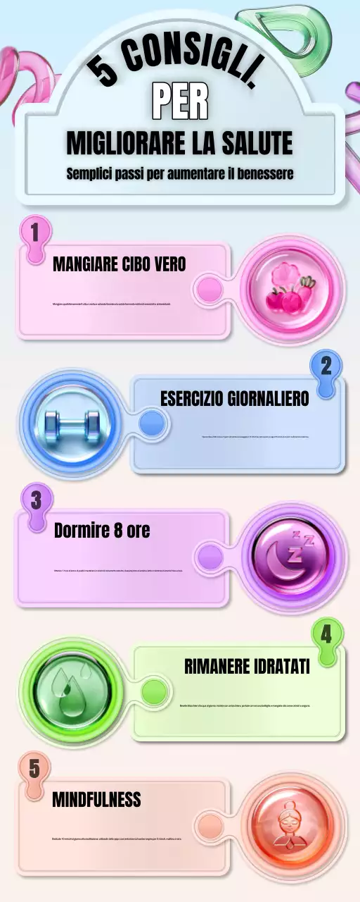 Guida alla salute neon pop