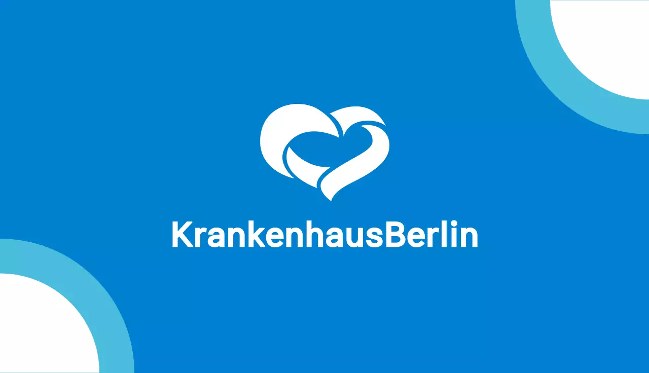 blaue Minimal-Visitenkarte