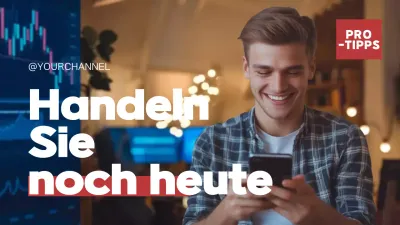 red modern trading promotion