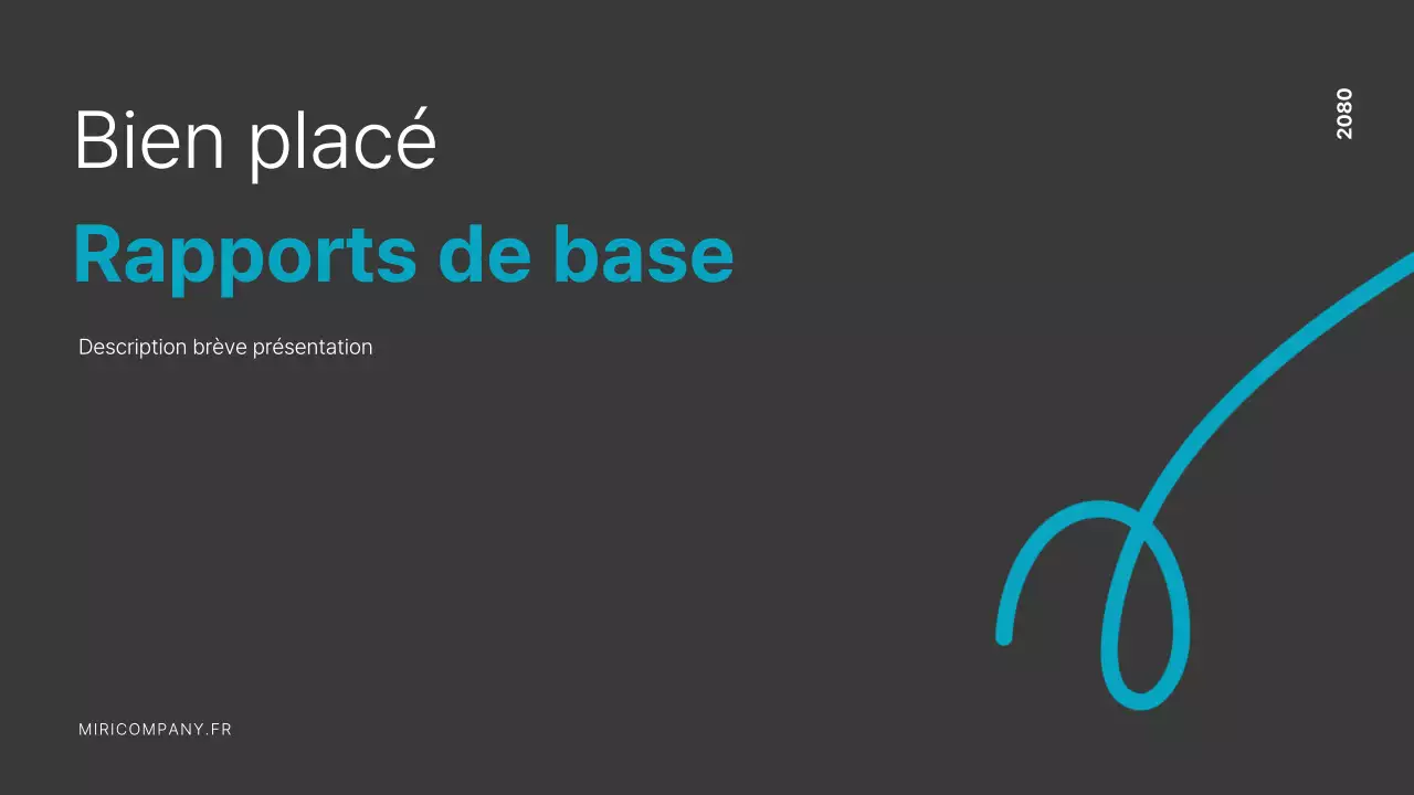 Rapports gris et propres