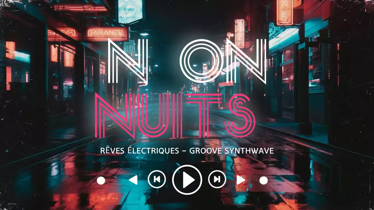 playlist musique rétro néon