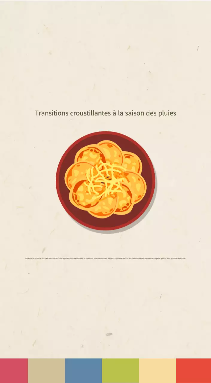 Calendrier de l'alimentation traditionnelle beige