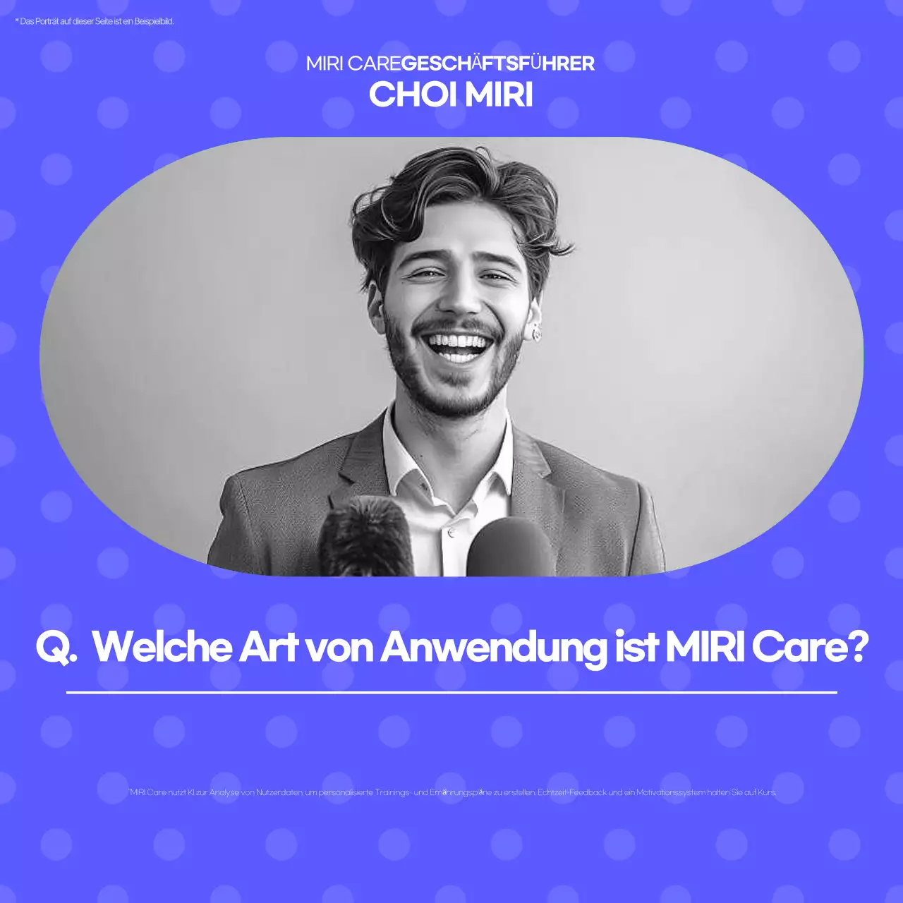 Blue Modern Interview Vorlage Sammlung