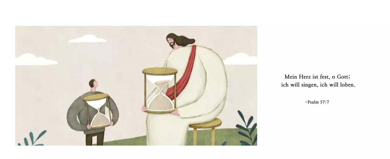 Pastell saubere Illustration Kirche