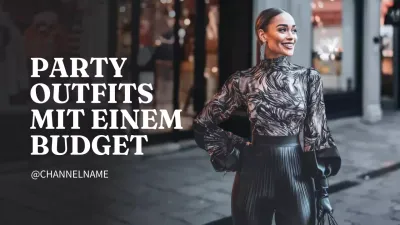 Schwarz Trendy Fashion Promotion