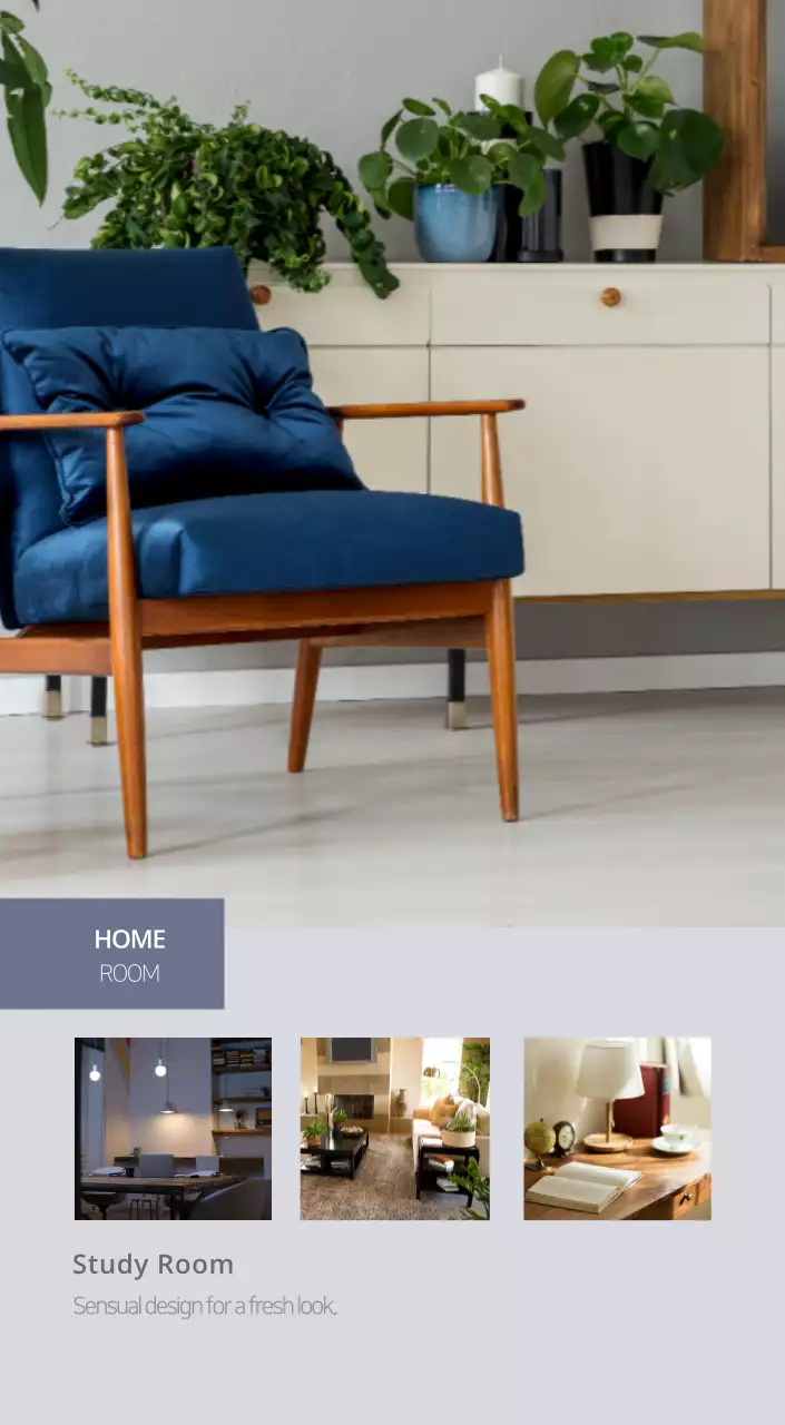 Beige Minimalist Interior Calendar