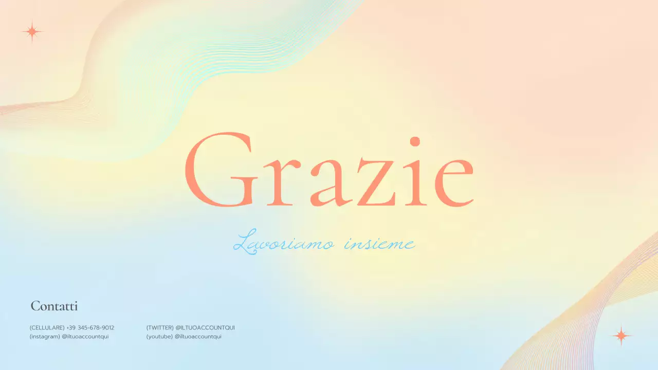 portfolio marketing elegante e pastello