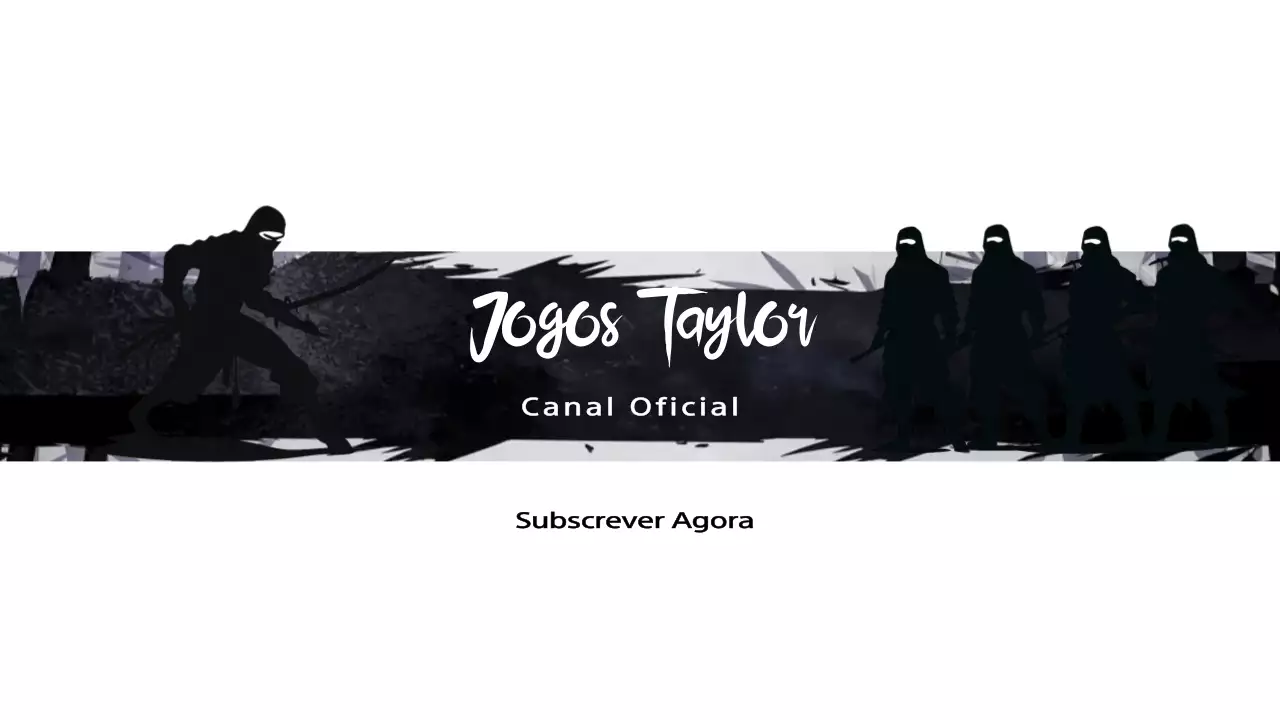 anúncio de jogos modernos a preto