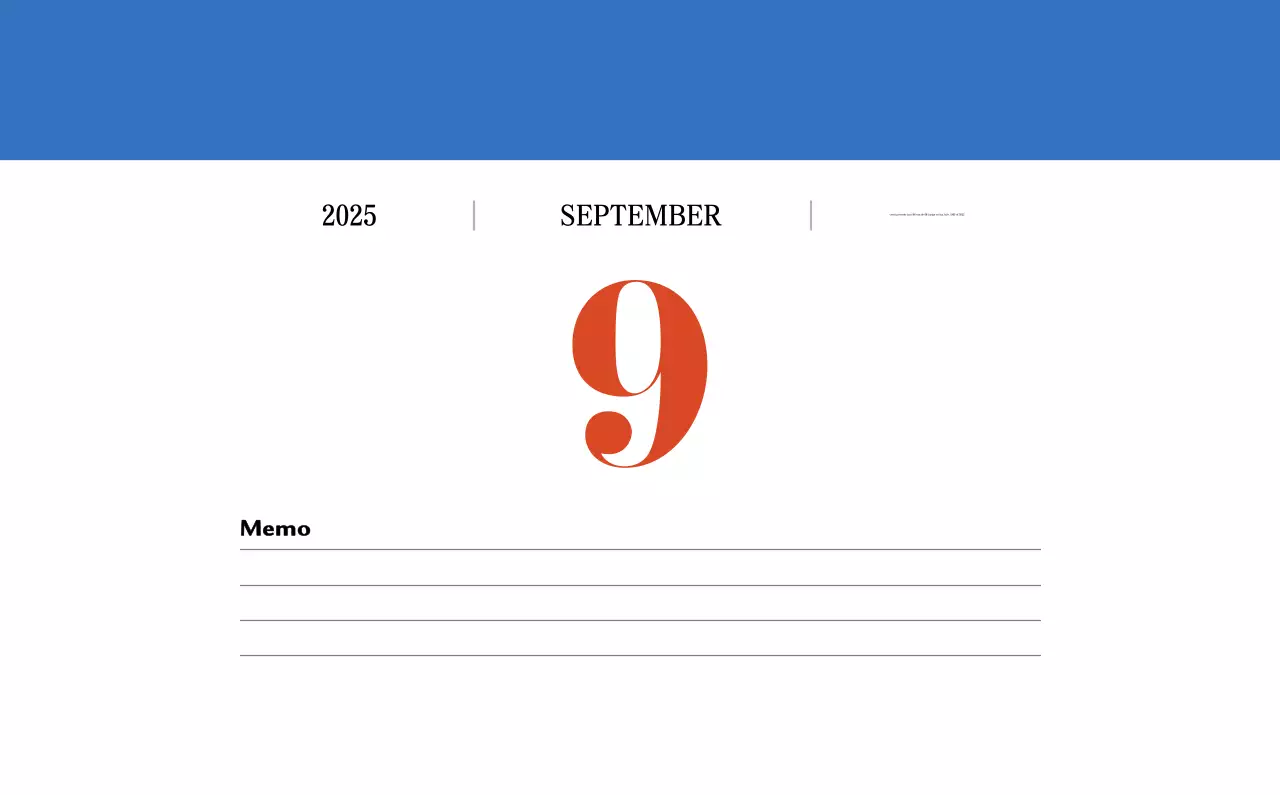 Retro concept memory kalender in rood