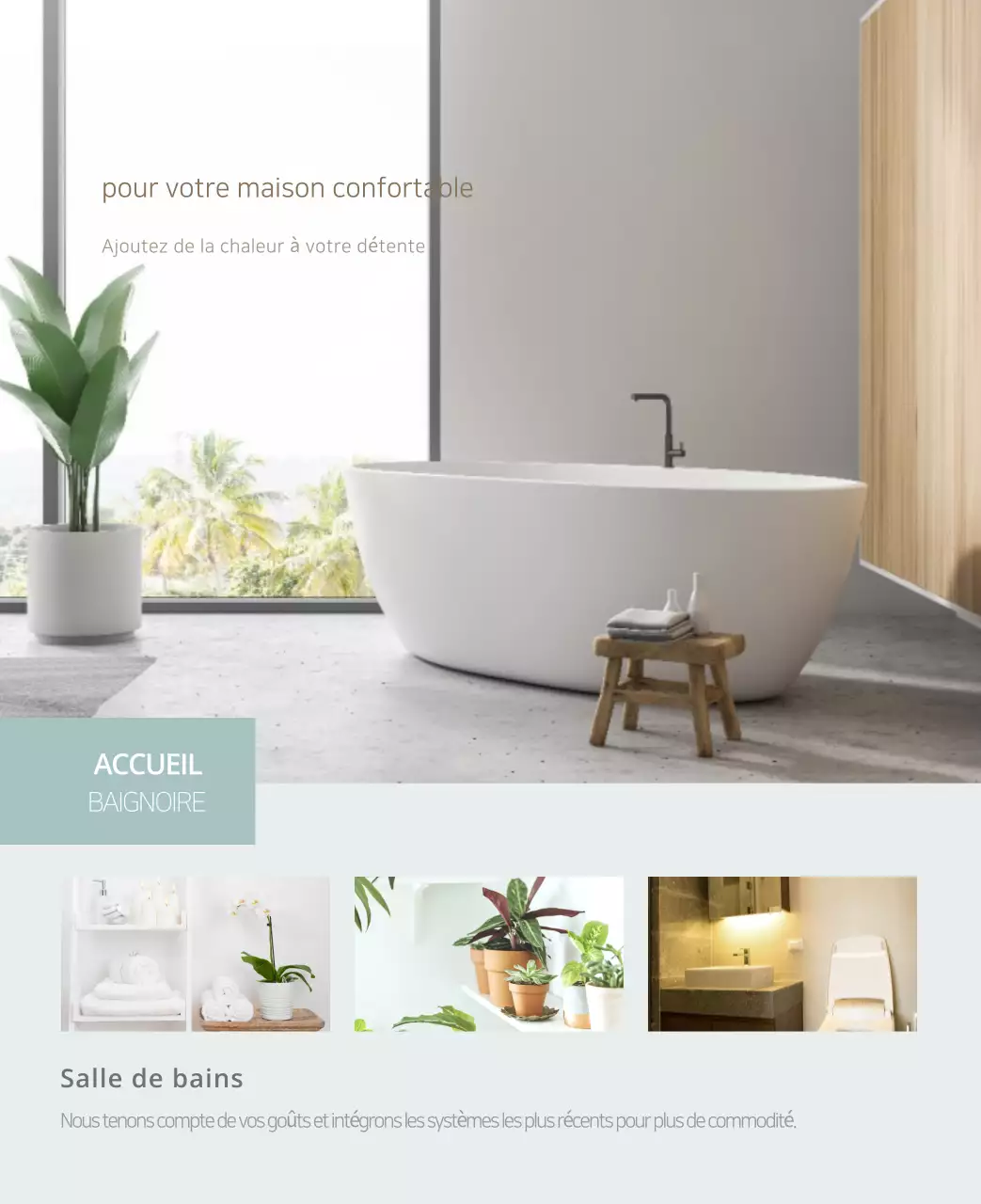 Calendrier intérieur minimaliste beige