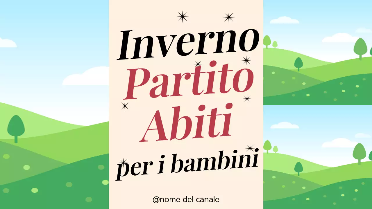 Promozione Rosso Festivo per bambini
