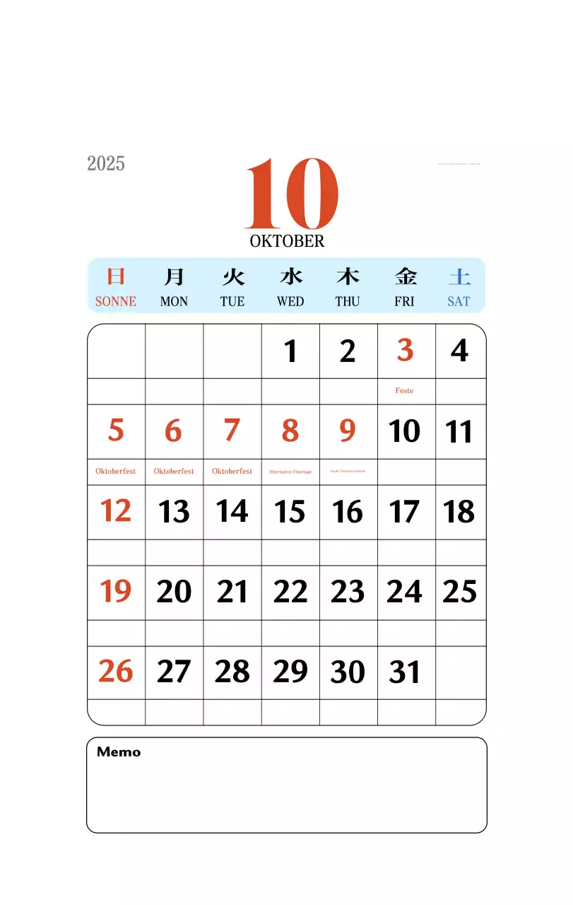 Retro-Konzept Erinnerungskalender in rot