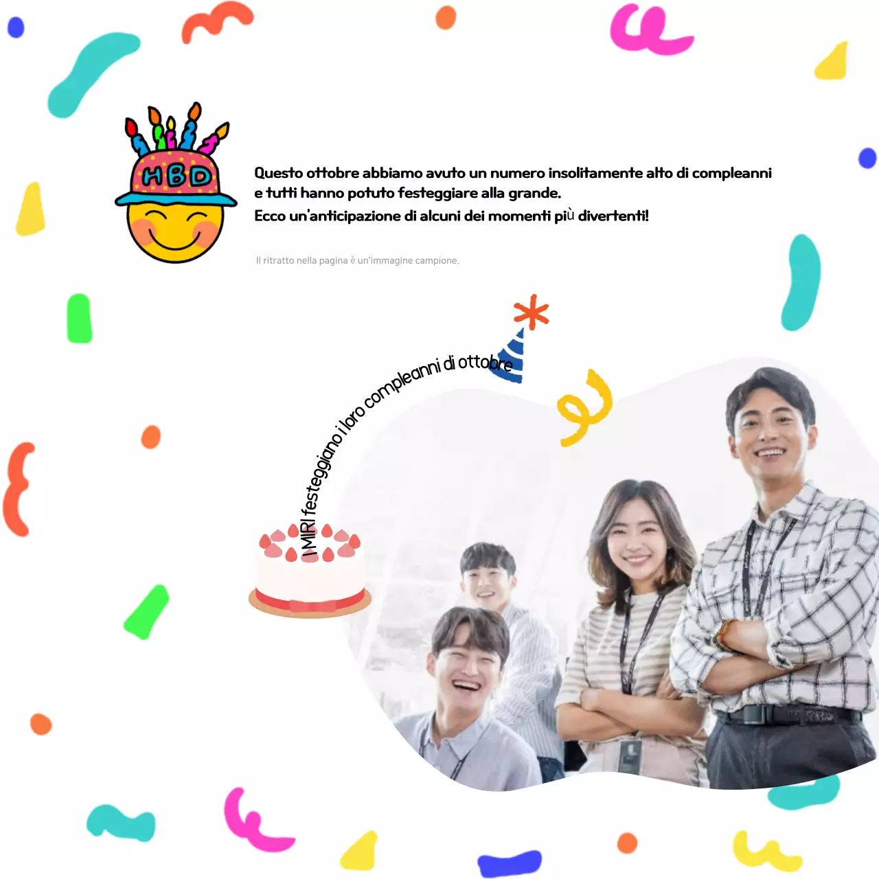 Annunci di compleanno in rosso