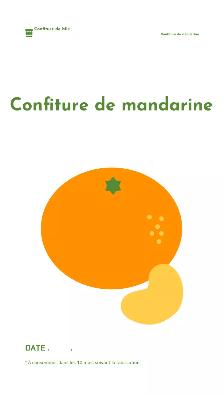 Étiquette bleue pour emballage alimentaire simple