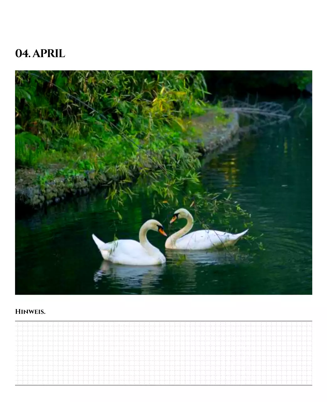 Einfacher Kalender mit schwarzer und weißer emotionaler Reisefotografie Konzept