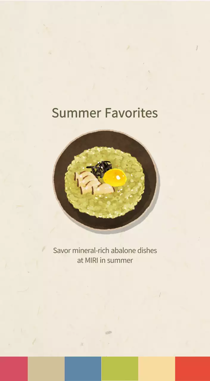 Beige Traditional Food Calendar