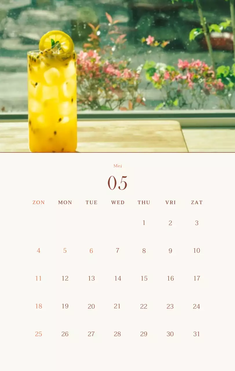 Promote Beige Vintage Café