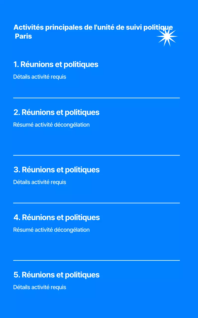 Promouvoir le recrutement au sein du groupe de suivi de la politique moderne bleue