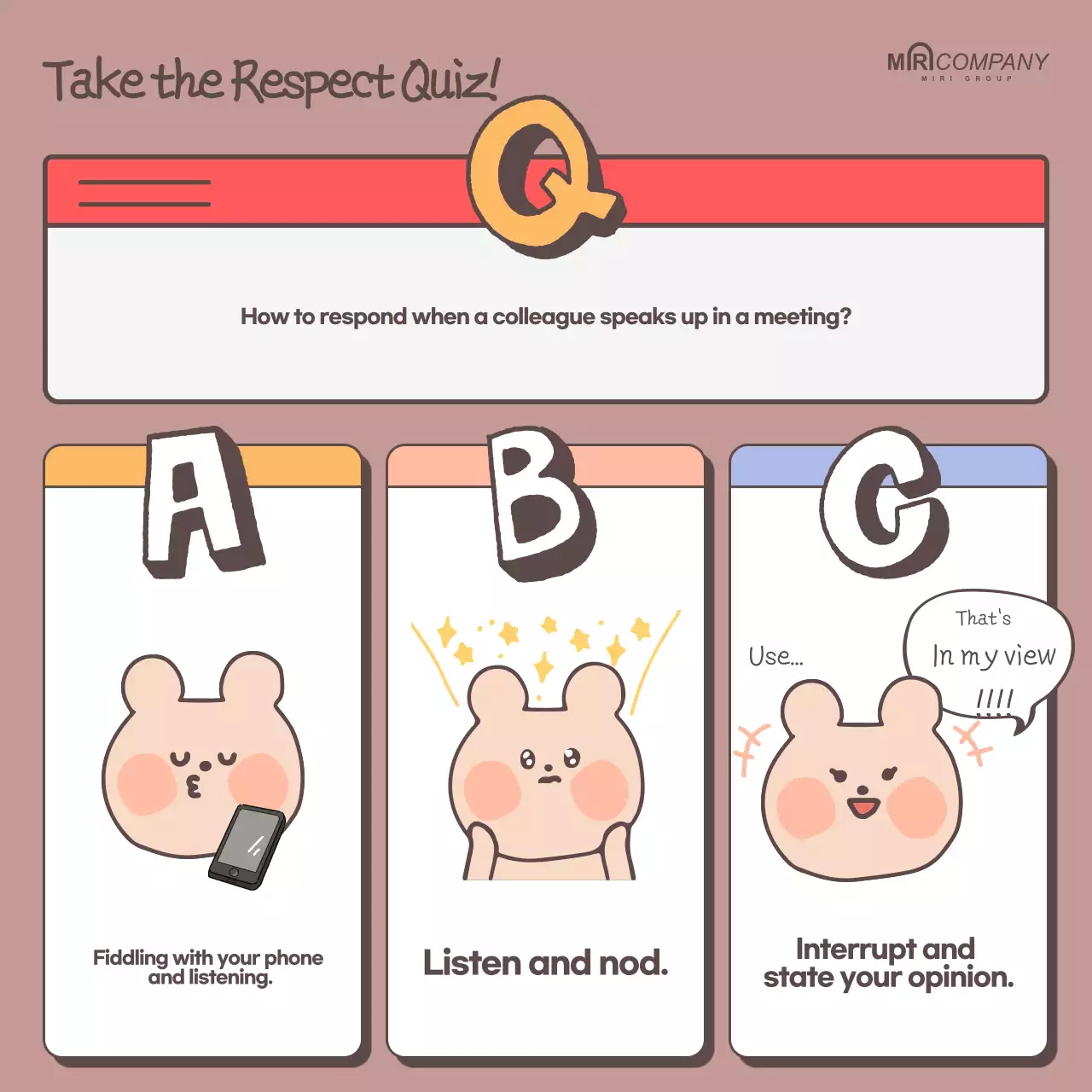 Guia de respeito moderno marrom Instagram Carousel