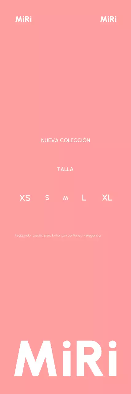 Anuncio de moda minimalista rosa