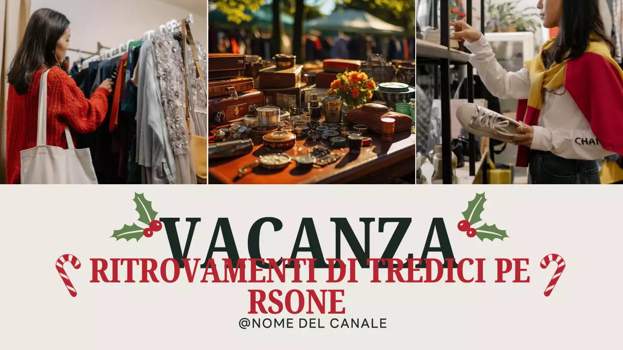 Pubblicità natalizia d'epoca rossa