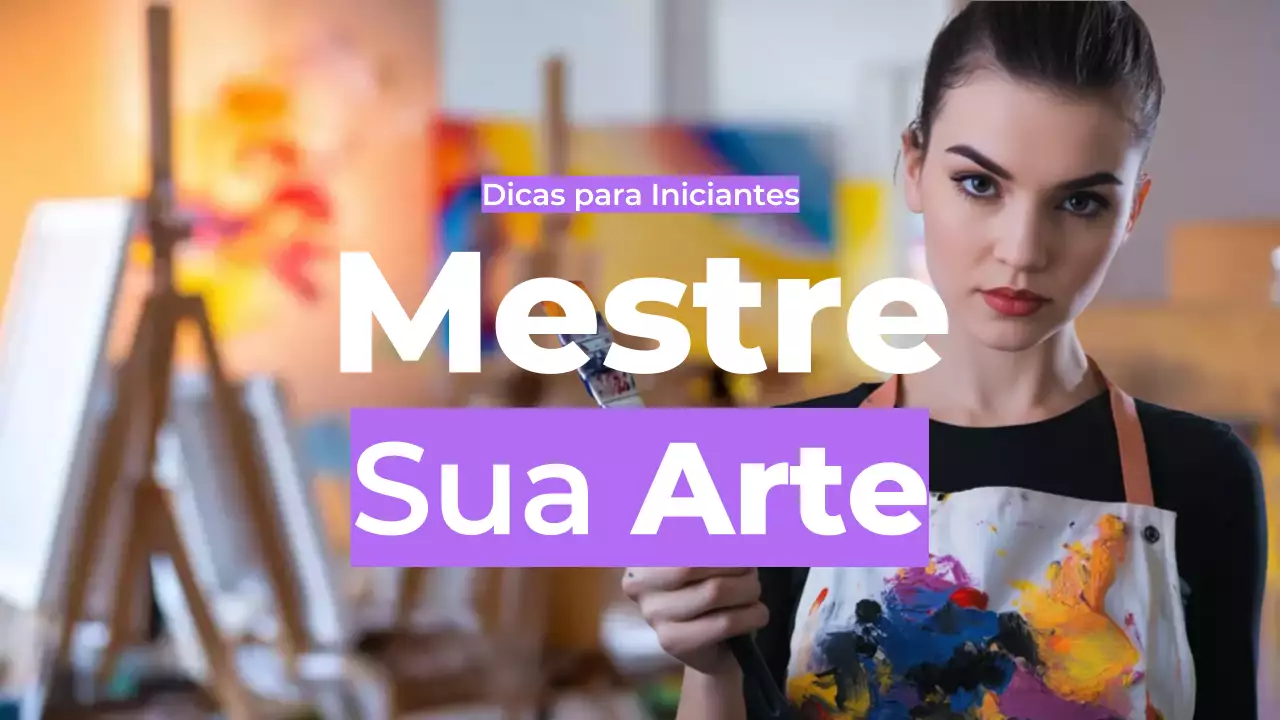 guia de arte moderna colorida