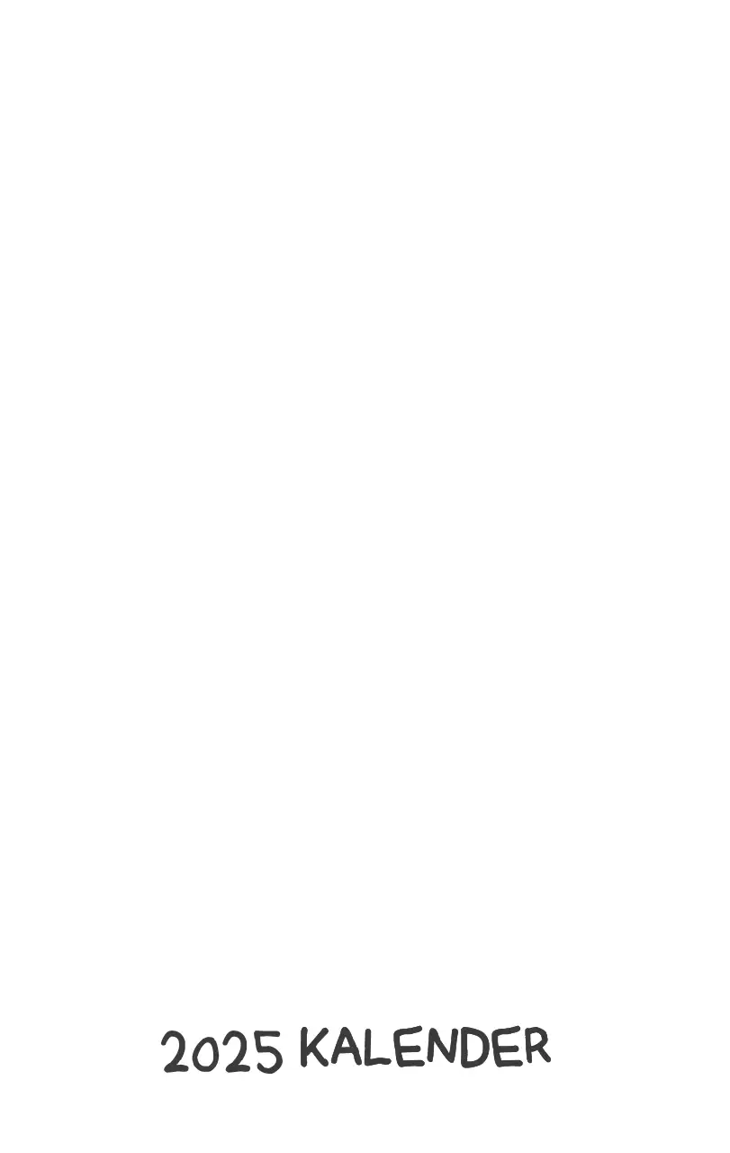 Een kalender met een schattig Ago-illustratieconcept