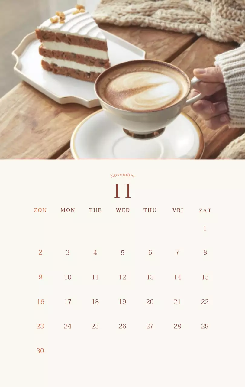 Promote Beige Vintage Café