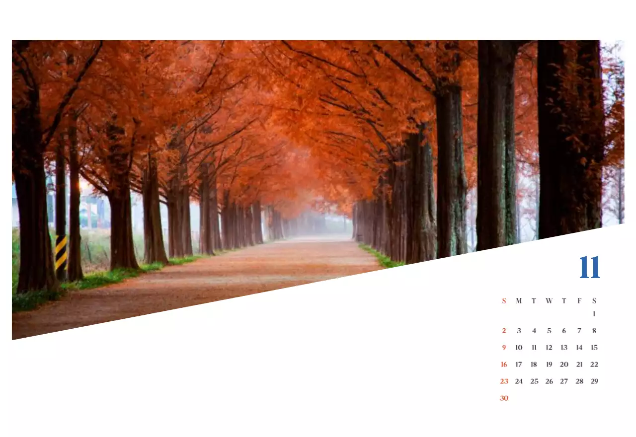 Calendario del Hospital Moderno Azul