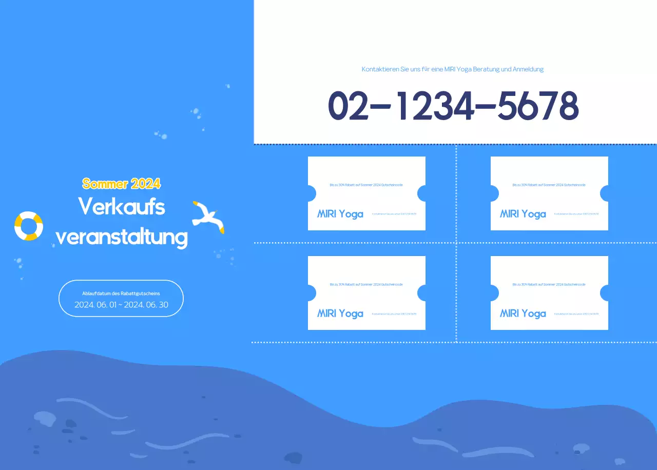 Orange Minimalistischer Yoga-Aktionskalender