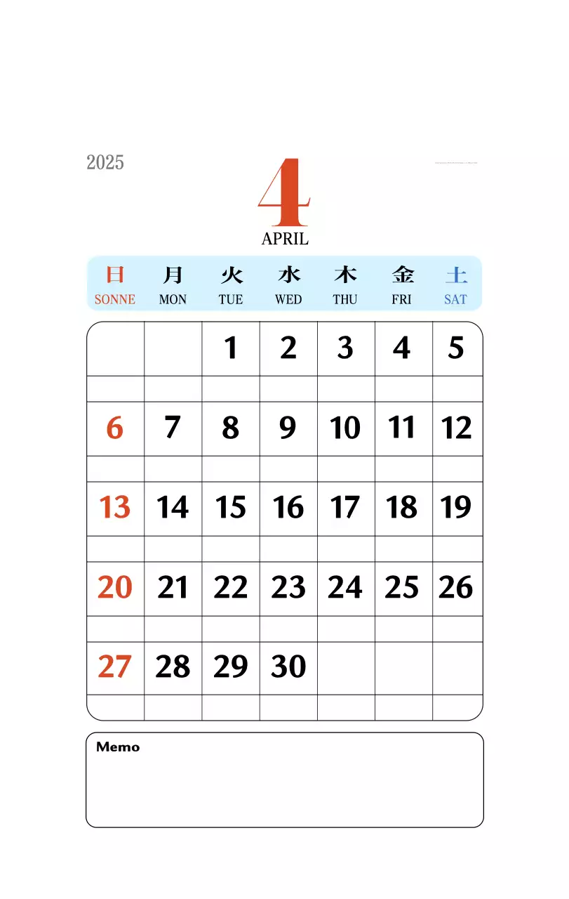 Retro-Konzept Erinnerungskalender in rot